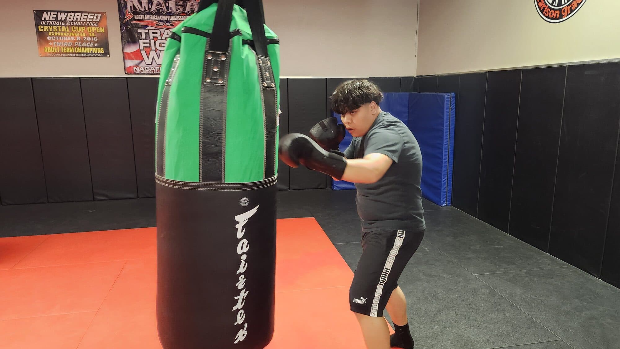 Adult Boxing class at Barrick BJJ in Goshen