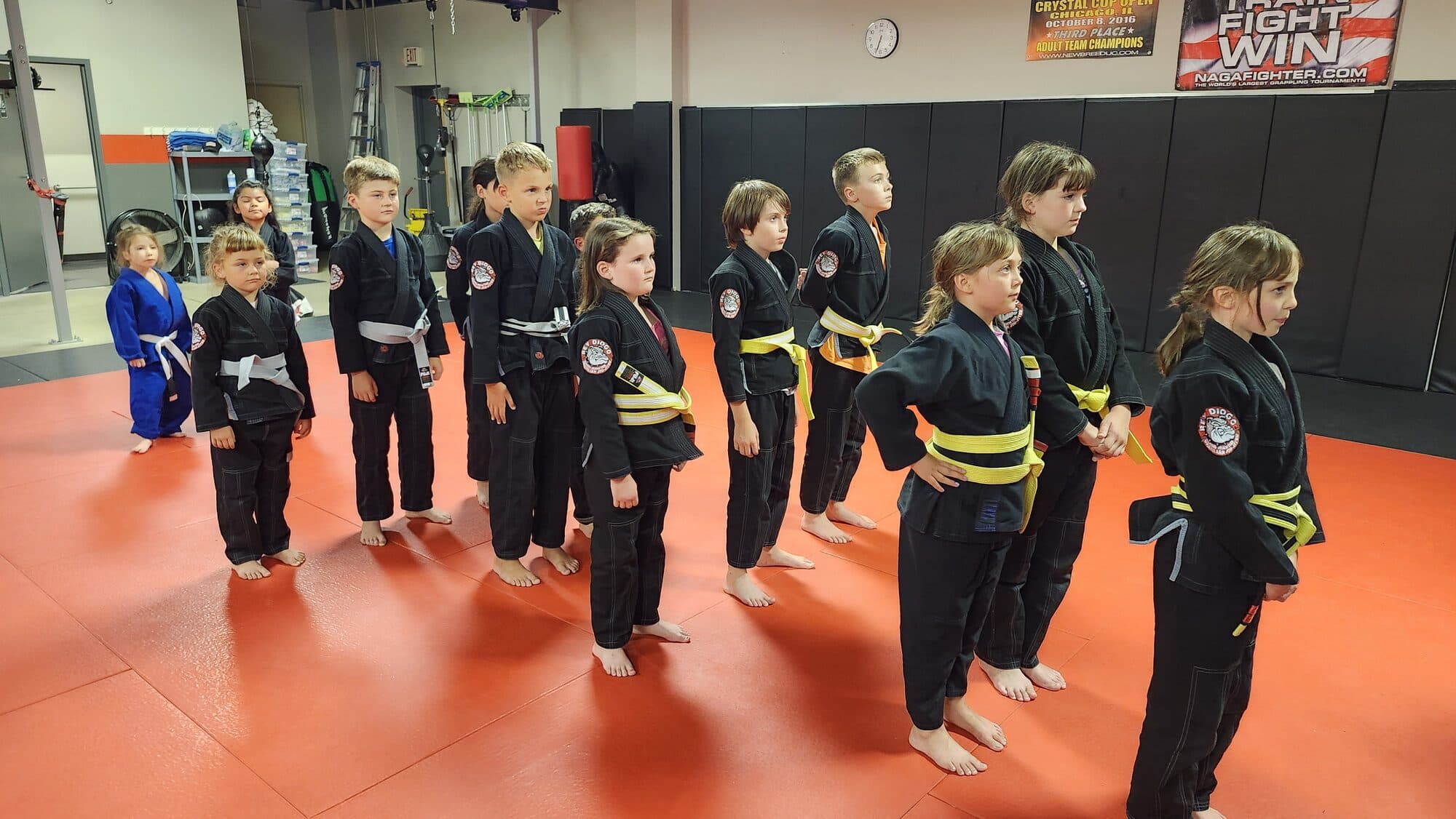Kids Brazilian Jiu-Jitsu class at Barrick BJJ in Goshen