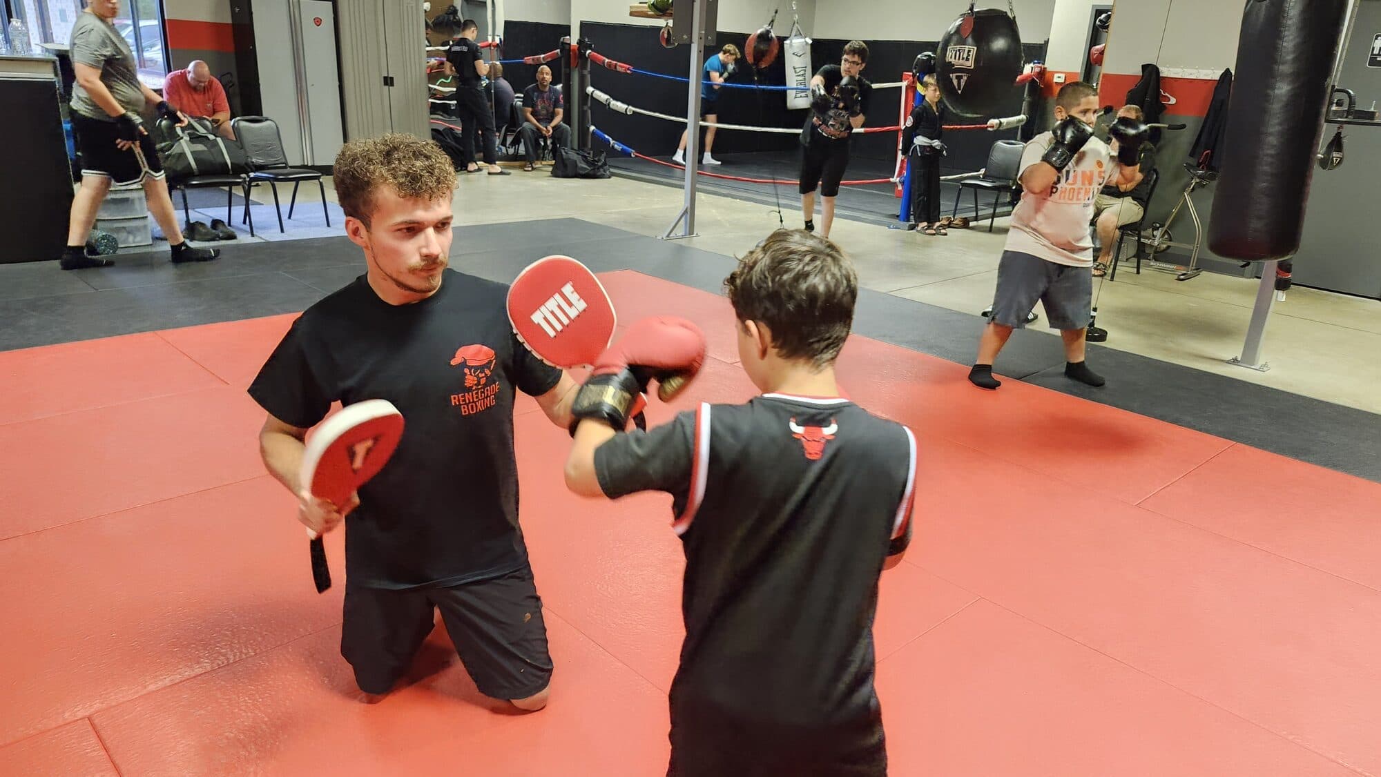 Kids & Teen Boxing class at Barrick BJJ in Goshen